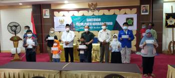 Puluhan Anak Yatim Piatu Akibat Covid-19 di Kulonprogo, Diberi bantuan Pemkab dan Baznas 